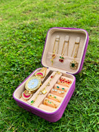 3 Pendant Jewellery Gift Box with Watch, Bracelet, Rings & Earrings