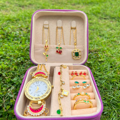 Set of 3 Necklace Watch Premium Gift Box