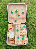 Green Clover Matching Watch Gift Set