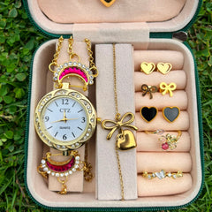 Sweetheart Ribbon Love Watch Gift Box