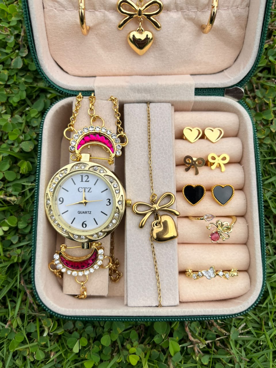 Sweetheart Ribbon Love Watch Gift Box