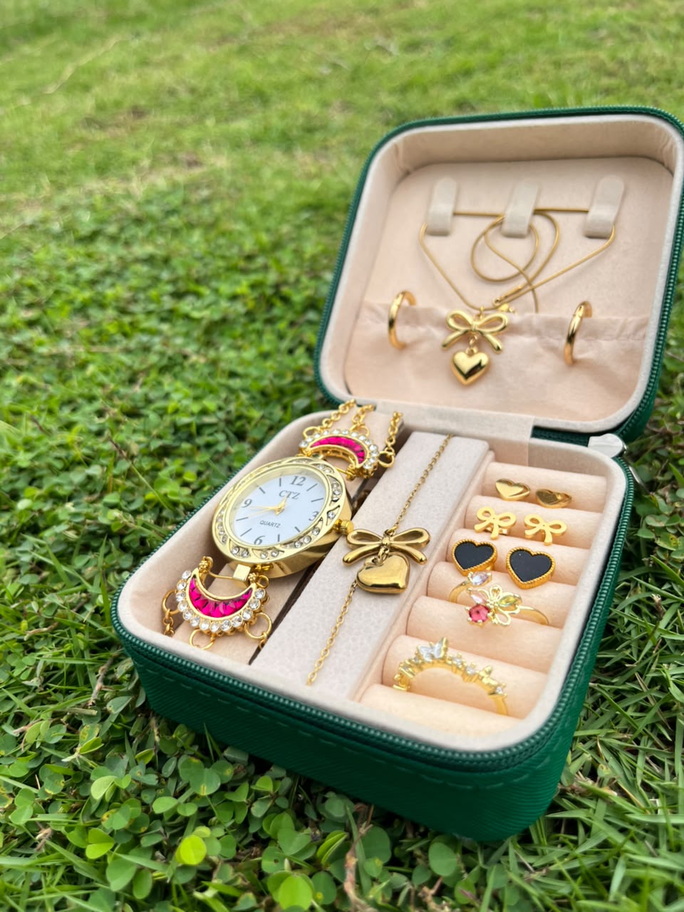 Sweetheart Ribbon Love Watch Gift Box