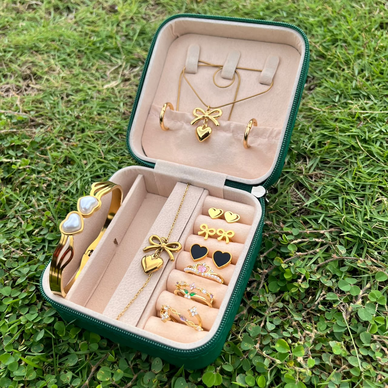 Pearl Heart Matching Gift Set