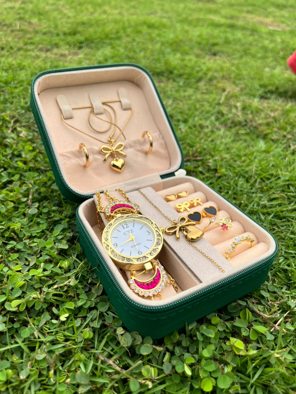 Sweetheart Ribbon Love Watch Gift Box