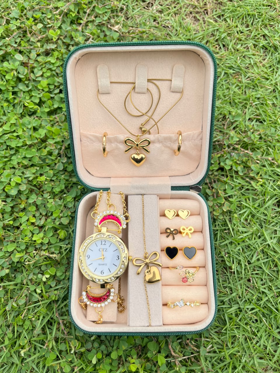 Sweetheart Ribbon Love Watch Gift Box