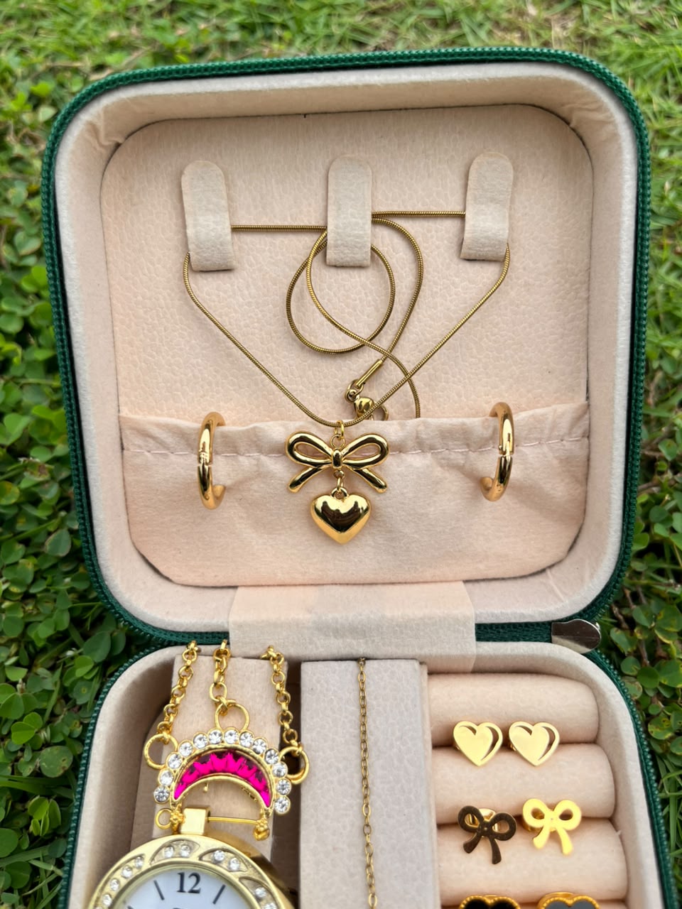 Sweetheart Ribbon Love Watch Gift Box