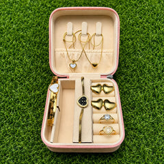 Midnight Double Heart Watch Gift Set