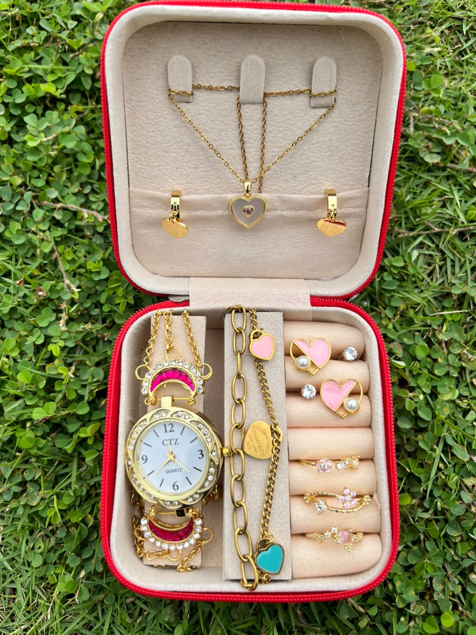 Special Heart Gift Box With Kashmiri Watch