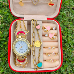 Special Heart Gift Box With Kashmiri Watch