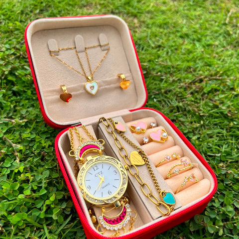 Special Heart Gift Box With Kashmiri Watch