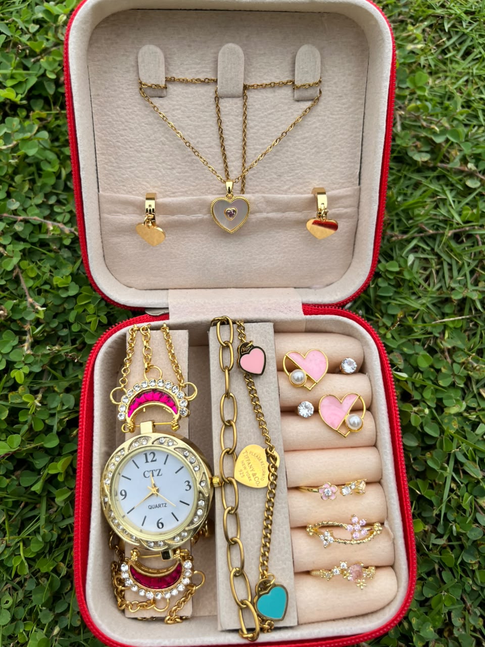 Special Heart Gift Box With Kashmiri Watch