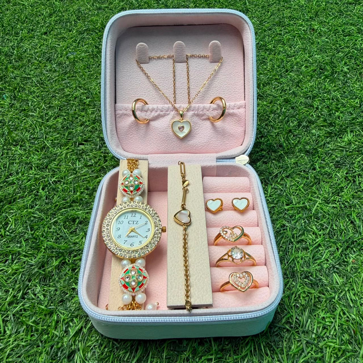 Pearl Heart Love Gift Set