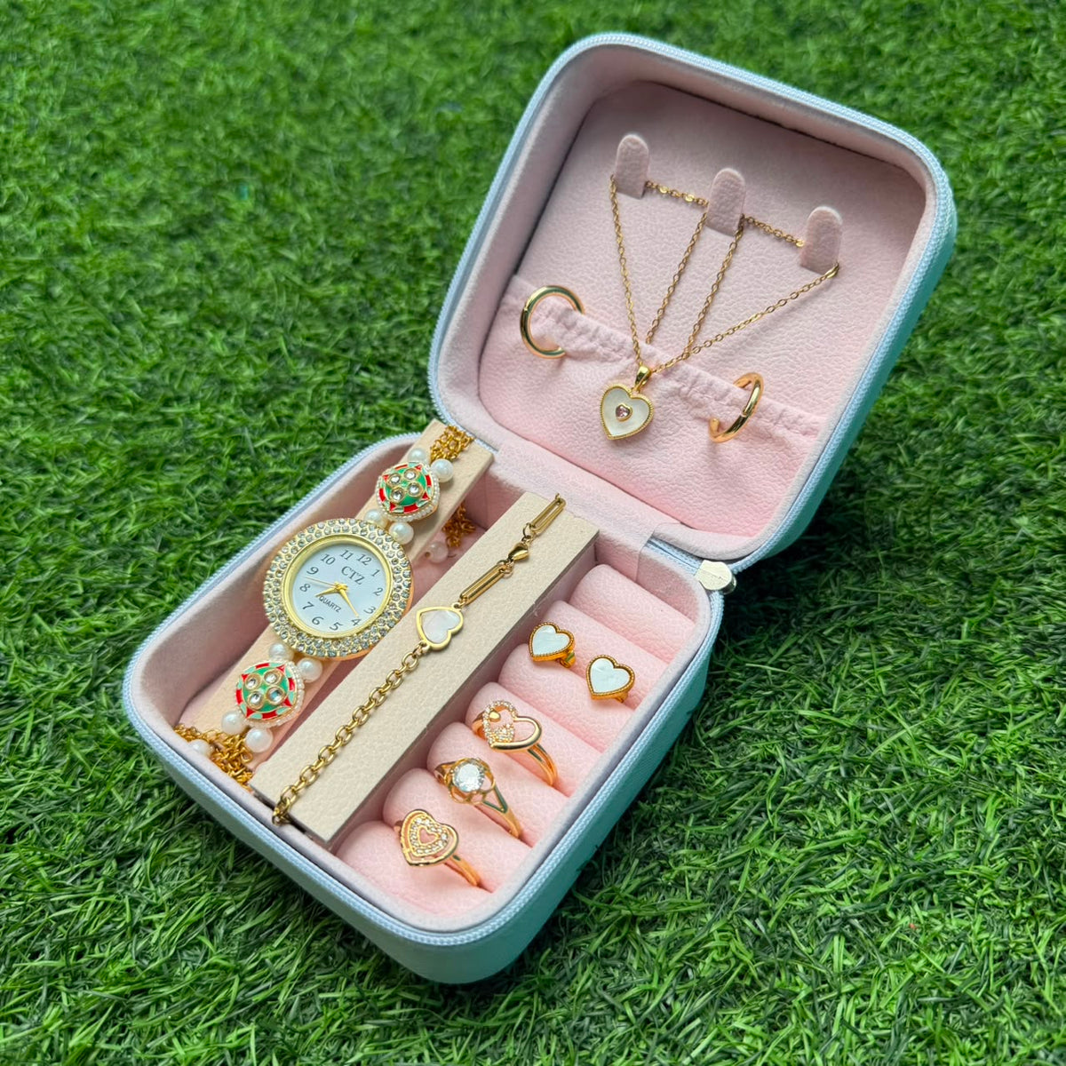 Pearl Heart Love Gift Set