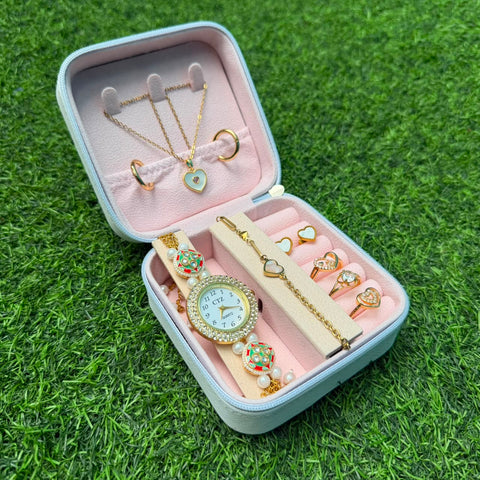 Pearl Heart Love Gift Set