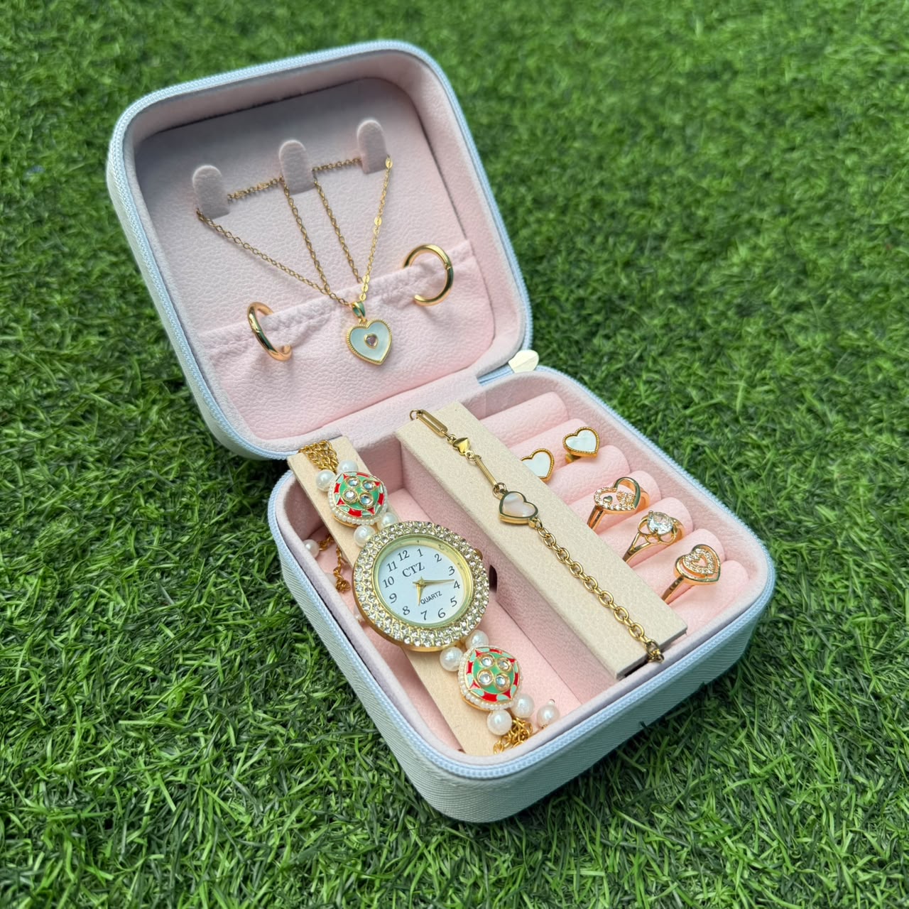 Pearl Heart Love Gift Set