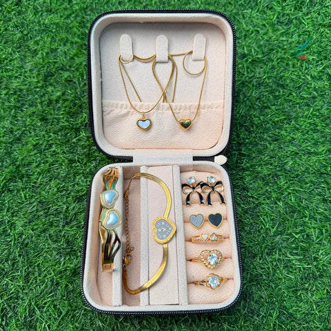 Double Heart Watch Gift Set